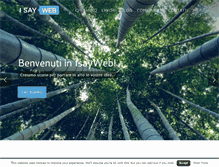 Tablet Screenshot of isayweb.com
